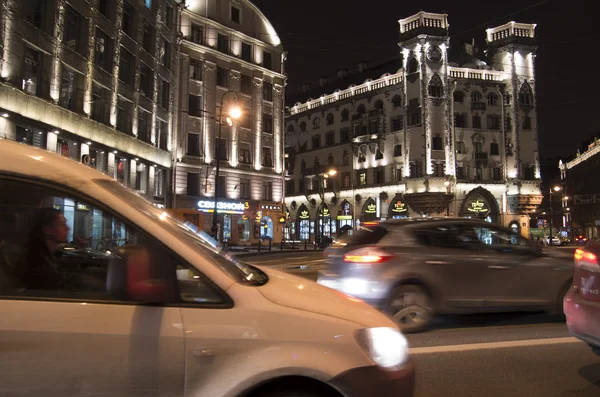 Nuit Pétersbourg - Lev Tolstoï Square — Photo