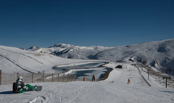 Andorra - lyžování — Stock fotografie