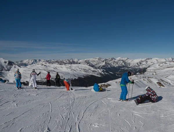 Andorra - skidåkning — Stockfoto