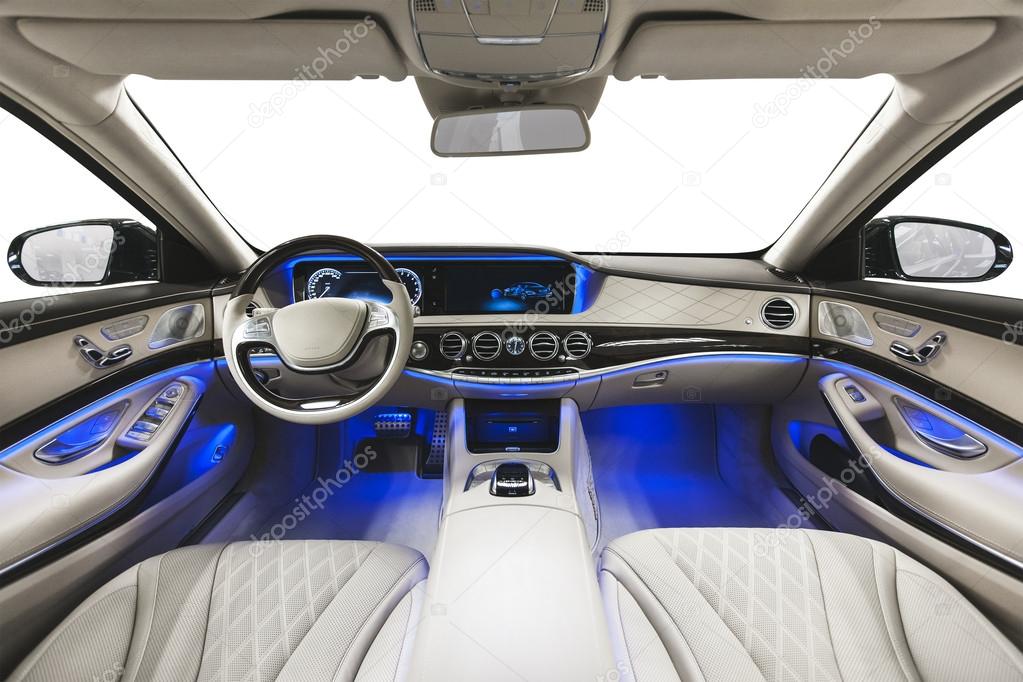 White Car Interior