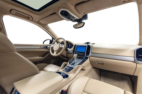 Auto interieur luxe — Stockfoto