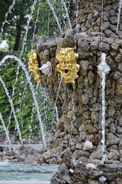 Fragment of fountain "Corona".Summer Garden,St. Petersburg. — Stock Photo, Image