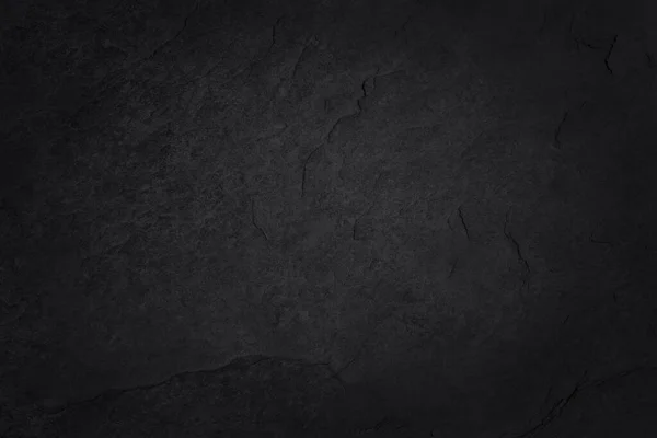 Arka plan ve tasarım çalışmaları için yüksek çözünürlüklü doğal desenli koyu gri kayrak dokusu. Siyah taş duvar.