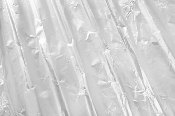 Textura Metálica Lámina Plata Brillante Papel Envoltura Gris Abstracto Para — Foto de Stock