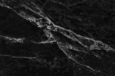 Yüksek çözünürlüklü siyah gri mermer desenli arka plan, pürüzsüz parıltı desenli ve konforlu doğal taşların karşı görünüşü.