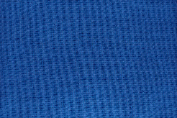 Dark Blue Cotton Fabric Texture Background Seamless Pattern Natural Textile — Stock Photo, Image