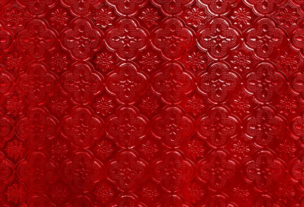 Red Stained Glass Window Texture Background High Resolution Interior Exterior — Fotografia de Stock
