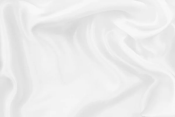 Fehér Szövet Szövet Textúra Háttér Design Művészeti Munka Gyönyörű Gyűrött — Stock Fotó