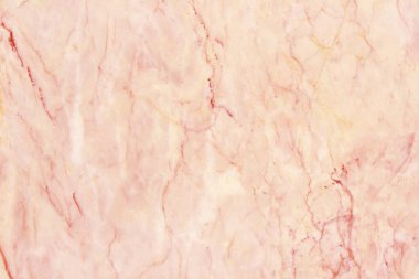 Yüksek çözünürlüklü gül sarısı mermer döşeme, iç ve dış dekorasyon için pırıl pırıl parlayan lüks desenli doğal fayansların en üst görüntüsü..