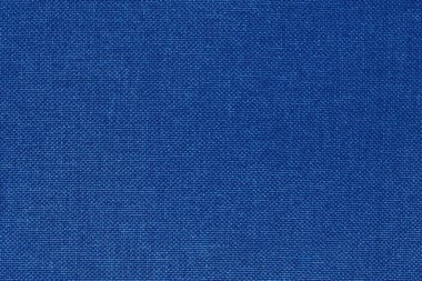 Dark blue fabric cloth texture background, seamless pattern of natural textile.