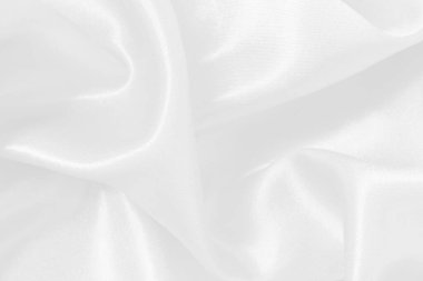 Arkaplan ve tasarım için beyaz kumaş dokusu, güzel ipek ya da keten deseni.