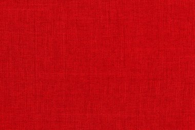 Koyu kırmızı keten kumaş kumaş dokusu arka plan, doğal tekstil deseni..