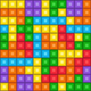 Pixelated oyun tetris desen