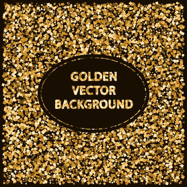 Golden mosaik vektor baggrund – Stock-vektor