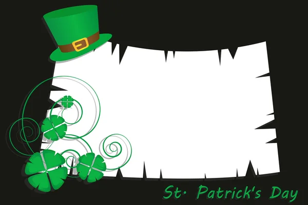 Patrick shamrocks — Stockvector