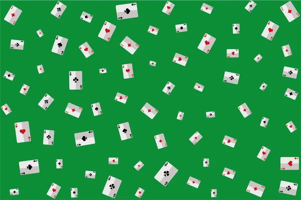 Jugar a las cartas — Vector de stock