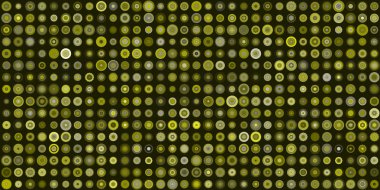 Doku veya desen noktalar ve daire ile düz soyut