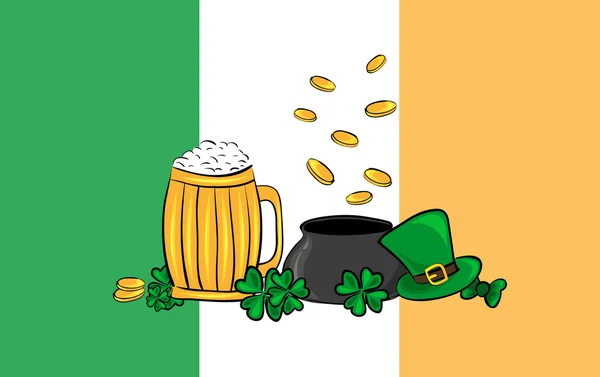 Affiche Saint Patrick jour — Image vectorielle