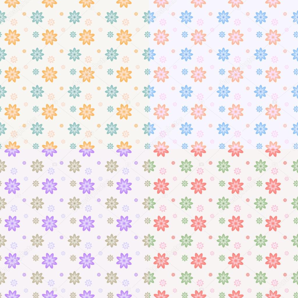 Delicate flowers pattern