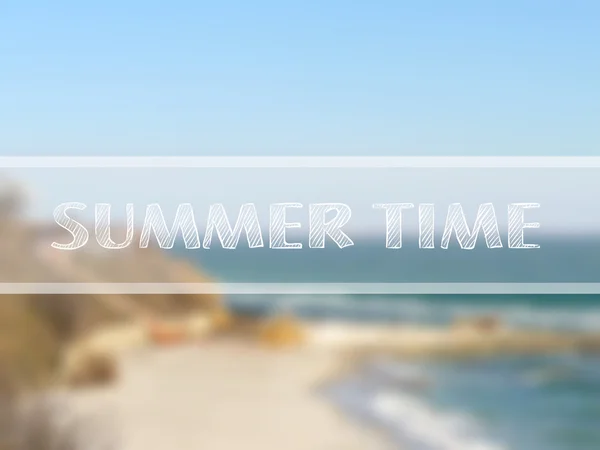Summer time blur — Stock Photo, Image