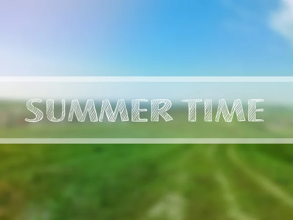 Summer time blur — Stock Photo, Image