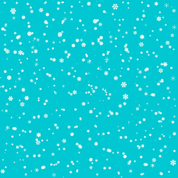 Nevando patrón de fondo de invierno — Vector de stock