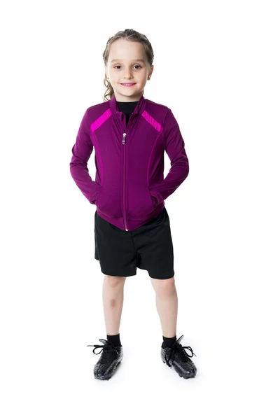 Девочка спортивная — стоковое фото