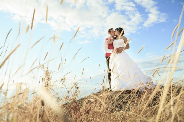 Casamento retrato de arte fina de casal — Fotografia de Stock