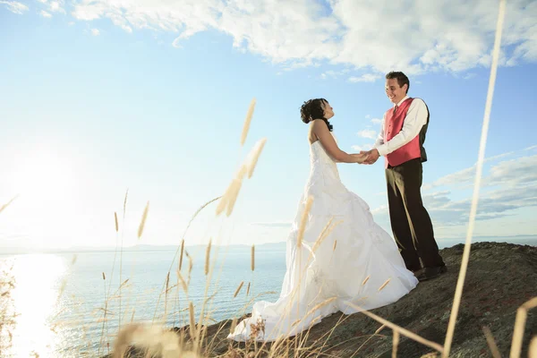 Casamento retrato de arte fina de casal — Fotografia de Stock