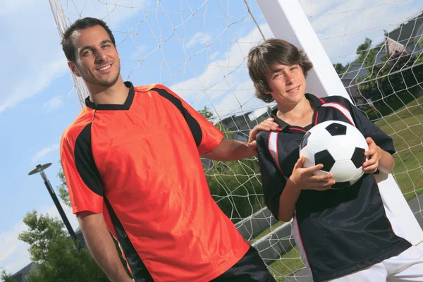 Niño de fútbol — Foto de Stock