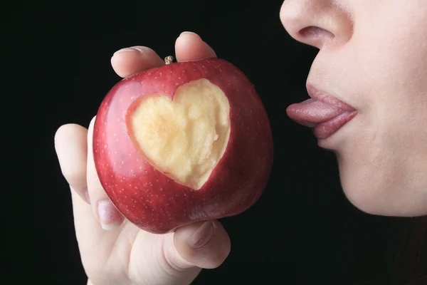 Love apple — Stock Photo, Image