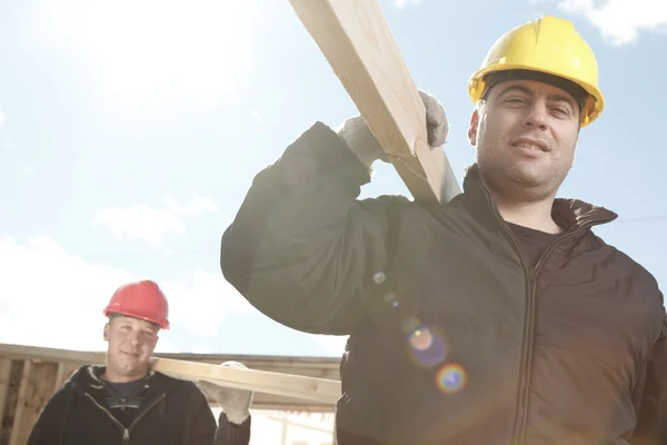 A construction  men working outside — Stock Photo, Image