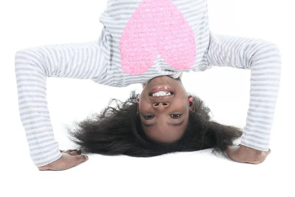 Portrait of a young columbian little girl. — Stock Photo, Image