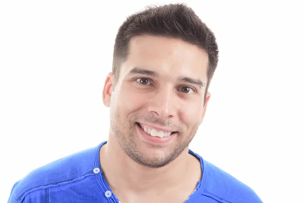 A portrait of a man with white background — Stock Photo, Image