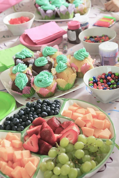 Bunte Cupcakes — Stockfoto