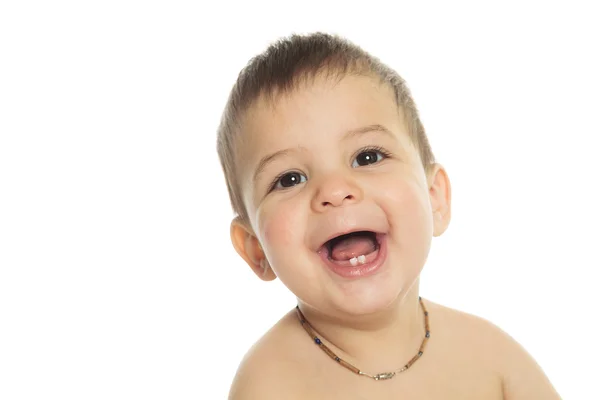 Foto di adorabile giovane ragazzo felice alla ricerca — Foto Stock