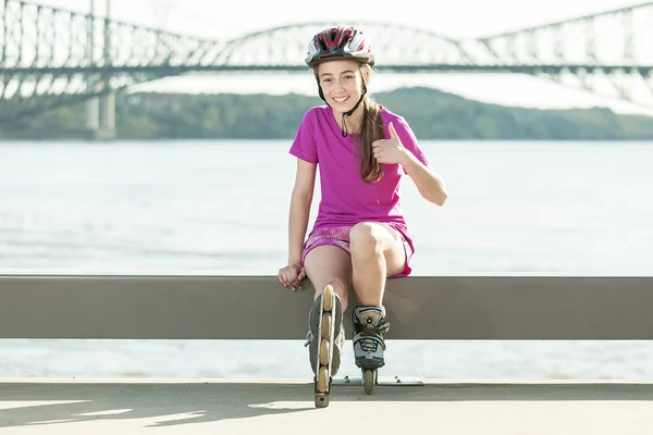 Roller exercise — Stockfoto