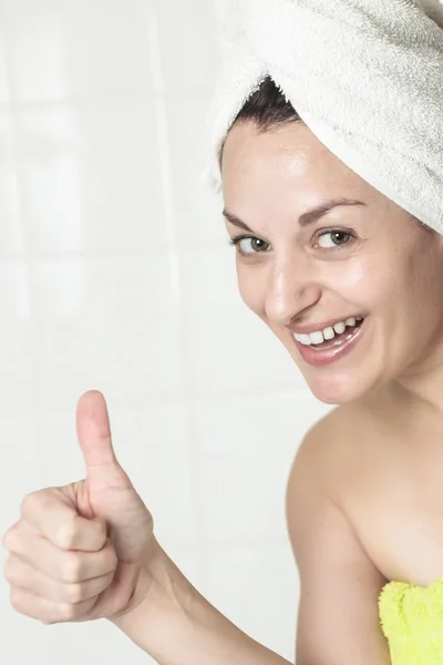 Woman shower good — Stock Photo, Image