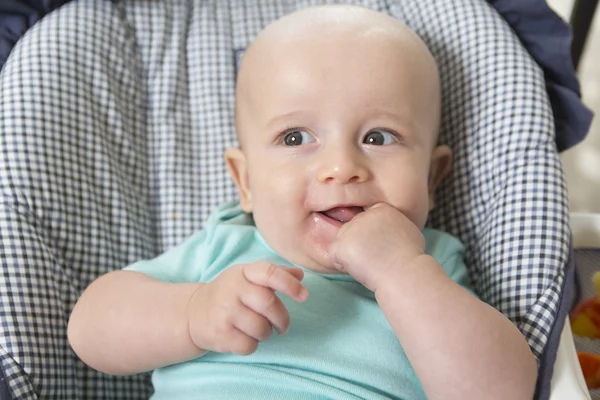 Adorable young baby boy at home — Stock Photo, Image