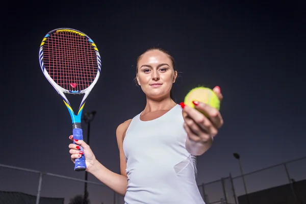 女子网球运动员 — 图库照片