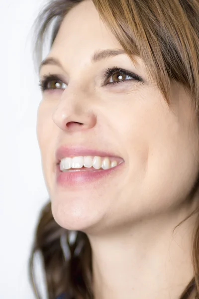 Portrait of beautiful woman in studio — Stock Photo, Image