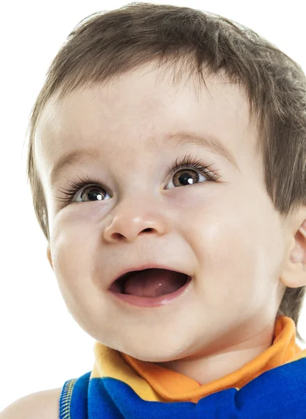 男の子の赤ちゃんのスタジオ ポートレート — ストック写真