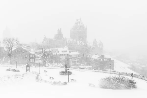 Ciudad de Quebec chateau frontenac — Foto de Stock