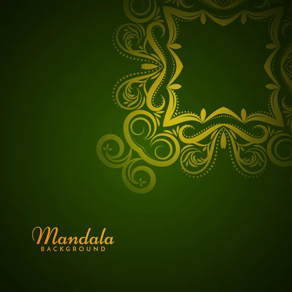 Mandala Ontwerp Decoratieve Ethin Achtergrond Illustratie Vector — Stockvector