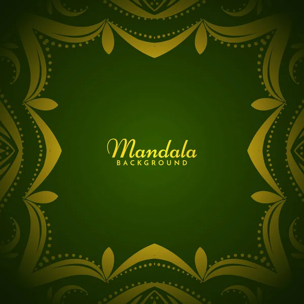 Mandala Design Décoratif Ethin Fond Illustration Vecteur — Image vectorielle