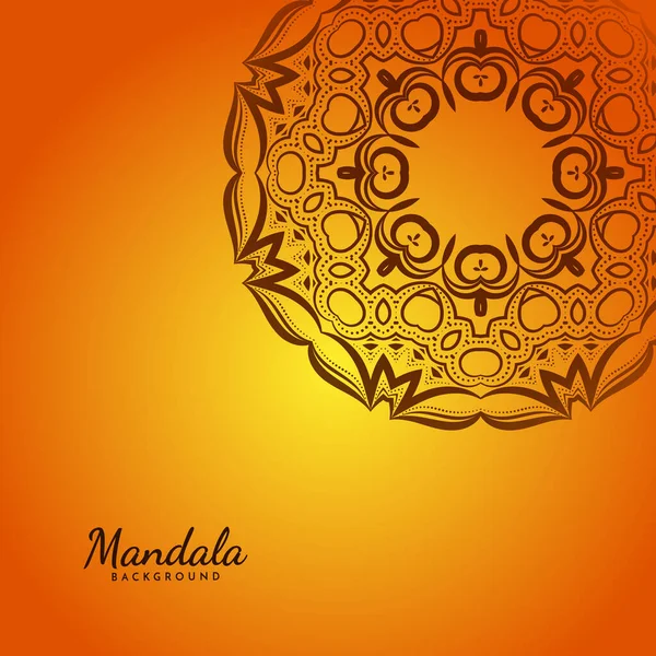 Klasyczny Design Mandala Stylowy Wektor Tła — Wektor stockowy