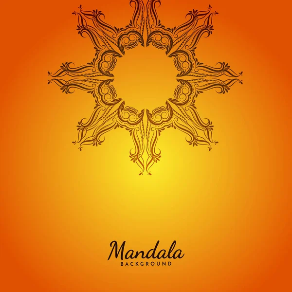 Klasický Design Mandala Stylové Pozadí Vektor — Stockový vektor