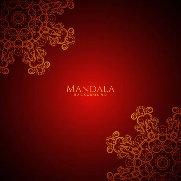 Klasyczny Design Mandala Stylowy Wektor Tła — Wektor stockowy
