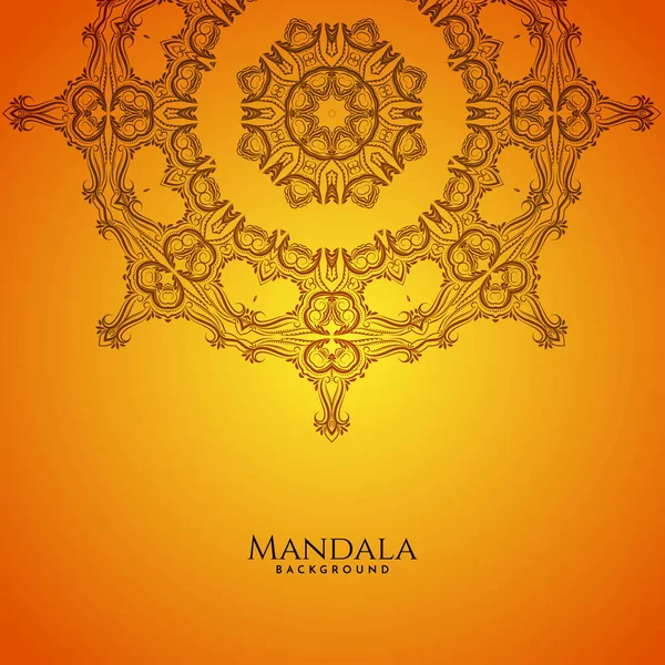 Klassisches Design Mandala Stilvollen Hintergrund Vektor — Stockvektor