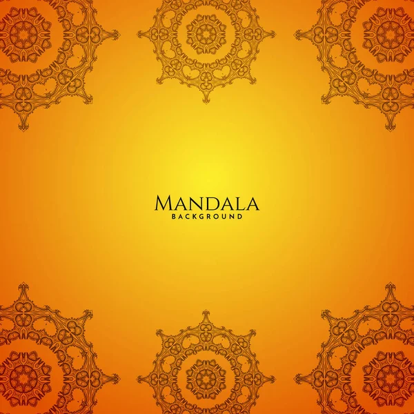 Κλασικό Σχεδιασμό Mandala Κομψό Διάνυσμα Φόντο — Διανυσματικό Αρχείο